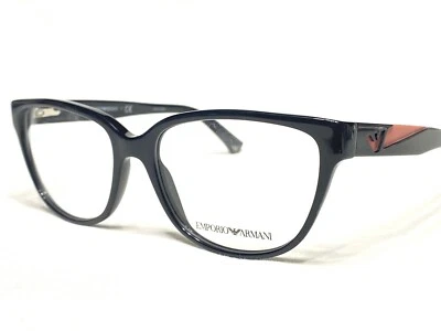 NUEVO Emporio Armani EA3081 5017 Mujer Negro y Rosa Monturas de Anteojos 54/16~140 Foto 1 de 4