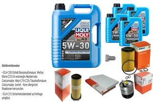 MAHLE Inspektionspaket 9 L Liqui Moly Longtime 5W-30 für Mercedes-Benz C-Klasse - Bild 1 von 12