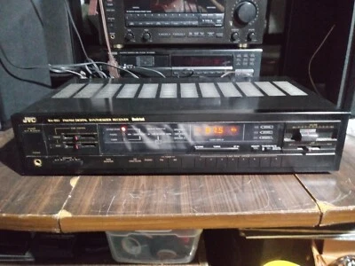 Tested & Working Black JVC RX-150 Phono Stereo Receiver BUT Button Not Working!! - Image 1 of 4