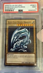 Blue-eyes White Dragon LDK2-ENK01 Kaiba Deck PSA 9 Mint - Picture 1 of 2