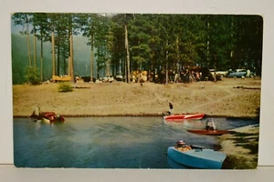 Bass Lake, Camping Area California  Vintage Postcard Photo by Ray Foster - Picture 1 of 5
