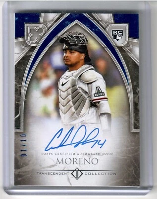 Gabriel Moreno 2023 Topps Transcendent Rookie Showcase Auto 1/10 TCRA-GMO - Image 1 of 2