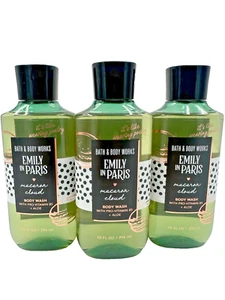 Bath & Body Works LOT 3 Emily In Paris Macaron Cloud Body Wash Shower Gel 10 oz - Picture 1 of 2