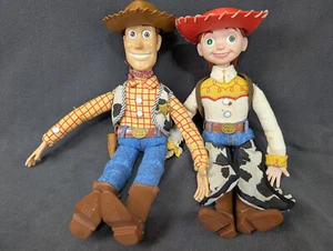 TOY STORY 2: Woody & Jessie Interactive Buddies, Thinkway Toys Tested Working - Picture 1 of 22