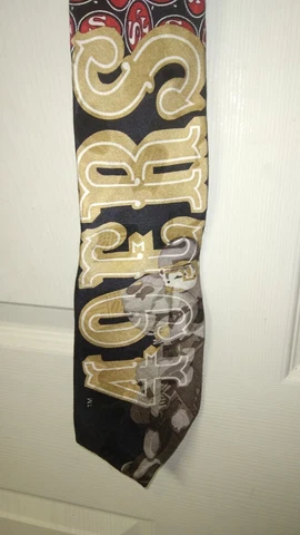 San Francisco 49ers Necktie Official NFL Team TM Logo Cover