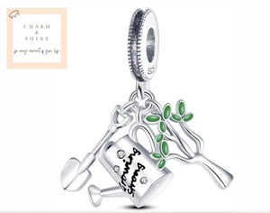 Charm Gärtner, Anhänger für Floristinnen, Geschenk für Gärtner, Blumenliebhaber - Bild 1 von 2