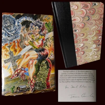 🐍 Bordersnakes, James Crumley’s Wild Limited Edition! Signed - 1 of 26! Foto 1 de 4