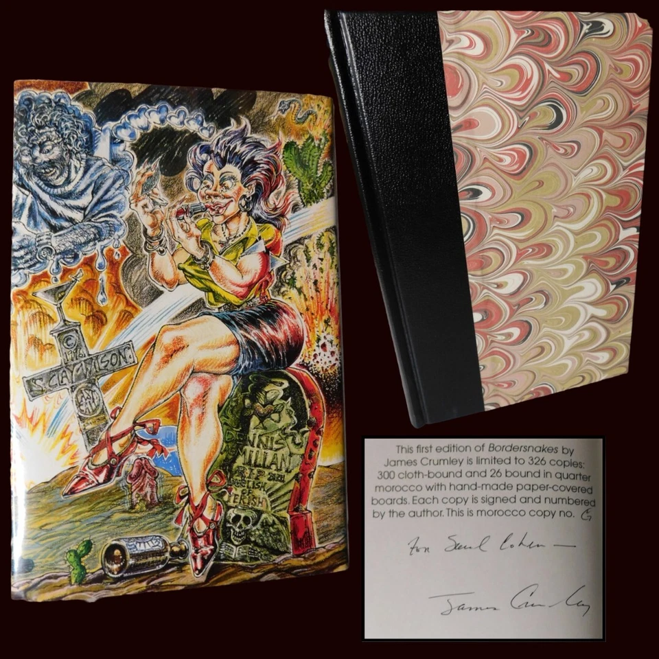 🐍 Bordersnakes, James Crumley’s Wild Limited Edition! Signed - 1 of 26! Foto 1 de 4