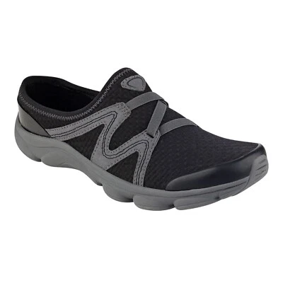 Zapatilla deportiva Easy Spirit Riptide para mujer negra gris oscuro tela Foto 1 de 4