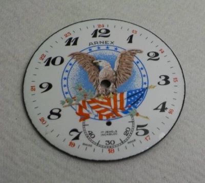 RELOJ BOLSILLO ARNEX ESFERA CARA ÁGUILA 17 JOYAS 43,4 MM SERIE PRESIDENTE REPUESTO Foto 1 de 4