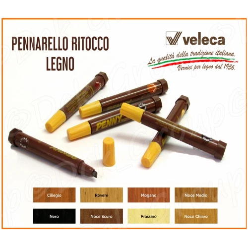 VELECA Ritocco Mobili Graffi Legno Porte PennyLegno Pennarello VARI COLORI - Immagine 1 di 1