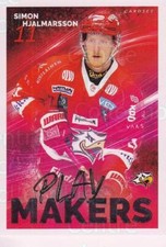 2022-23 Finnish Cardset Playmakers #12 Simon Hjalmarsson