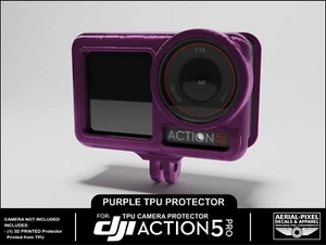 DJI Action 5 Pro Protector and GoPro Mount! Choose from 10 Colors! - Picture 1 of 33