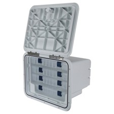 4 Tray Plano Fishing Tackle Centre For Boat Tackle Storage Plano Insert Trays 