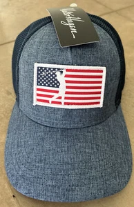 Walter Hagen Golfmütze, NEU, Americana Stretch Fit, heimisch marineblau, Junior L/XL - Bild 1 von 5