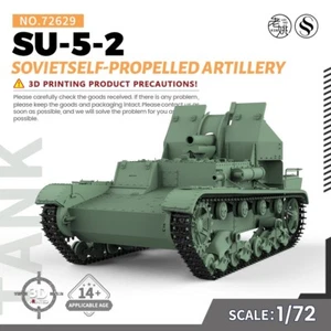 SSMODEL SS72629 1/72 25mm Military Model Soviet SU-5-2 Self-Propelled Artillery - Picture 1 of 5