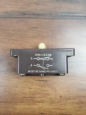 Interruptor Gemco 1950-1-B-A-A0 De Colección EE. UU. Continuidad Probado Funciona Foto 1 de 4