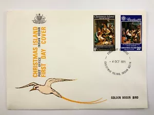 Christmas Island Post Office Indian Ocean 1971 FDC First Day Cover HH411 - Picture 1 of 7
