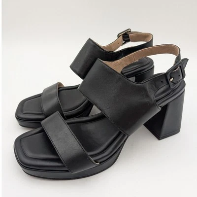 Rockport Aurielia 2 Band Heeled Sandals Women's Slingback Black Size US9M EU40 - Image 1 of 4