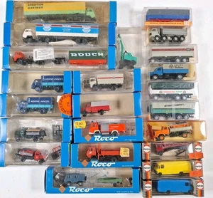 23x ROCO Konvolut 1:87 HERPA ROSKOPF LKW Spedition Feuerwehr Werbemodell - Picture 1 of 9