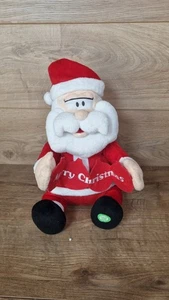 Peluche animado de Papá Noel canto en movimiento decoración de Navidad juguete musical Navidad - Imagen 1 de 1