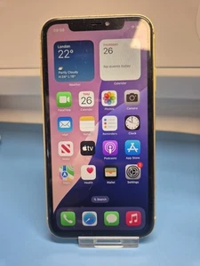 Apple iPhone 11 64GB Yellow FAULTY FACE ID CRACKED BACK - Afbeelding 1 van 10