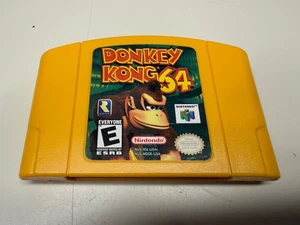 AUTHENTISCHES DONKEY KONG 64 NINTENDO 64 N64 VIDEOSPIEL FUNKTIONIERT - Bild 1 von 3