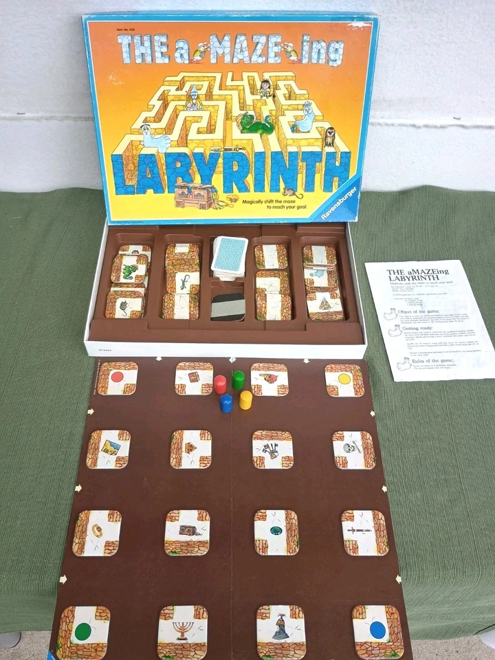 Vtg The Amazing Labyrinth 1988 Ravensburger Board Game #439 a MAZE ing Complete - Image 1 of 4