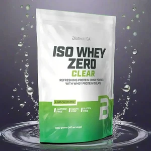 BioTech USA Iso Whey Zero Clear - Bolsa de 1000 g - Dieta - Musculación - Imagen 1 de 22