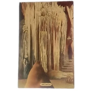 Pfeifenorgel Brauthöhle Camdenton Missouri Vintage Souvenir Leinen Postkarte - Bild 1 von 2