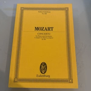 No. 800 Mozart Concerto - Edition Ernst EULENBURG Score - Picture 1 of 1