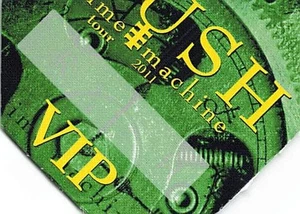 Rush Backstage Pass 2010 - 2011 Green VIP Cloth Pass Variant - Bild 1 von 2