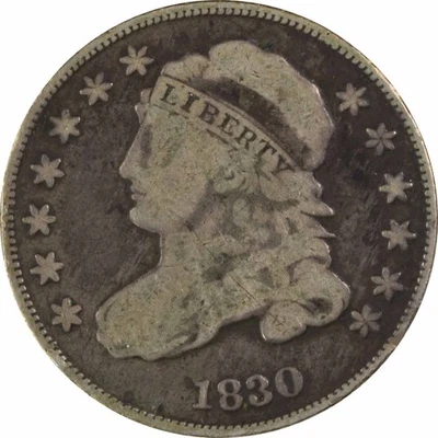 1830 Bust Silver Dime VG Uncertified #1021 - Image 1 of 2