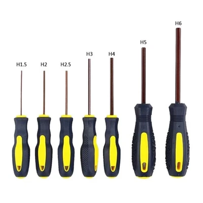 1.5mm-6mm Hexagon Screwdriver Flat Head Hex Screwdriver Allen Bolt - Image 1 of 4