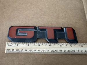 FREE SHIPPING OEM Volkswagen VW MK2 GTI Rear Emblem - Picture 1 of 4