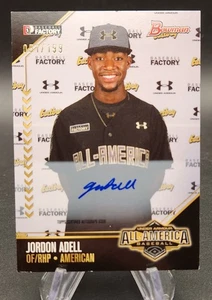 Jordon Jo Adell 2025 Bowman Chrome #UAA-1 All-America Game SSP Auto /199 Angels - Picture 1 of 2