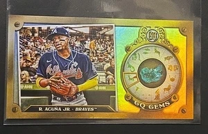 2022 Topps Mini Gypsy Queen GQ Gems Ronald Acuña Jr. #GGM-30 Atlanta Braves - Imagen 1 de 2