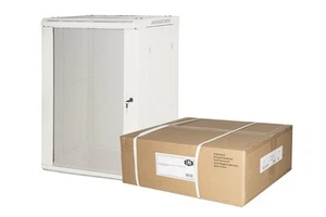 ARMADIO RACK 19" 15 UNITA' DA MURO (A) 770 X (L) 600 X (P) 450 GRIGIO DISASSEMBL - Foto 1 di 1