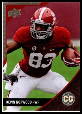 2014 Upper Deck Conference Greats #8 Kevin Norwood Pewter - Image 1 of 2