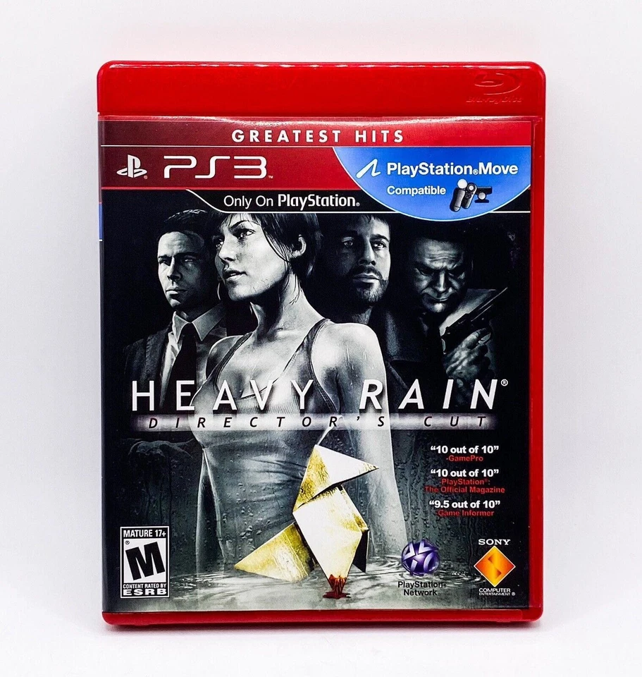 Brand New Factory Sealed Heavy Rain Director's Cut PS3 US Retail Video Game - Image 1 of 2