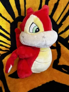 Neopets Scorchio sprechende & beleuchtete Wangen Plüschtier Stofftier roter Drache - Bild 1 von 1