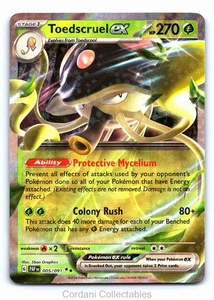 Toedscruel EX 005/091 - Paldean Fates - Pokemon Karte - Near Mint - Bild 1 von 2