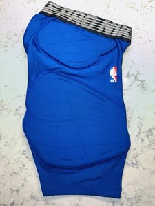Men’s NBA Nike Pro Hyperstrong Padded Pants Knicks Blue Tights Size Large NWT - Picture 1 of 7