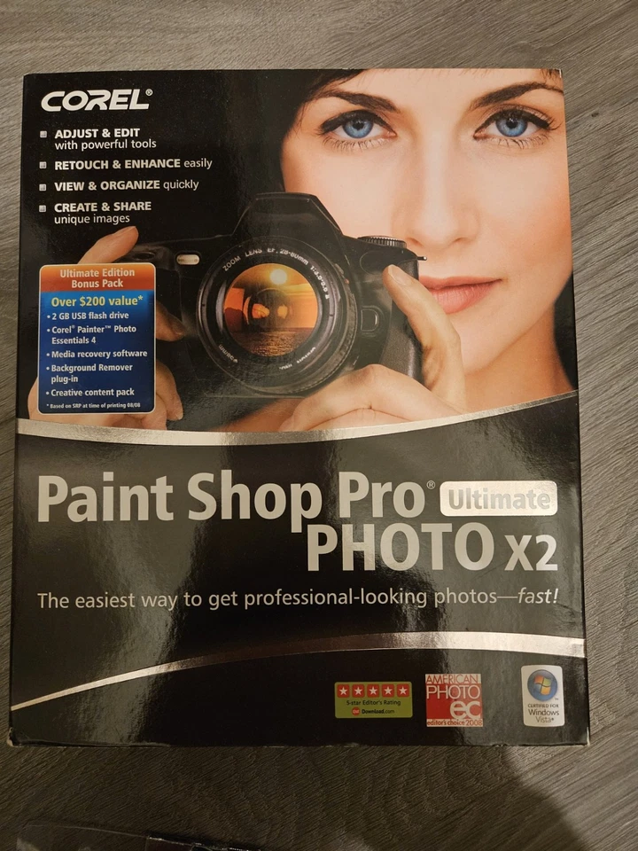 Brand new Corel Paintshop Pro Photo X2 Ultimate CD PC Photo Shop Software - Image 1 of 1