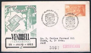 1953.- VENDRELL (TARRAGONA) A JAÉN - Picture 1 of 1