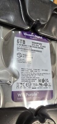 Western Digital 6TB WD Purple Surveillance Internal Hard Drive HDD - SATA 6 Gb/s - Image 1 of 2