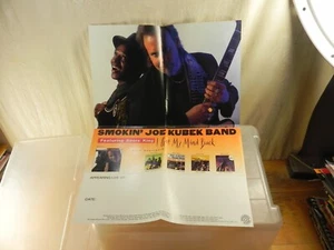 The Smokin’ Joe Kubek Band - Promo Poster 24" by 18" - I Got My Mind Back folded - Picture 1 of 4