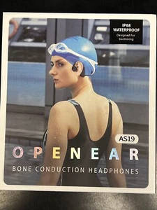Open Ear AS19 Relxhome Knochenschall Kopfhörer, Kopfhörer Schwimmen - schwarz - Bild 1 von 3