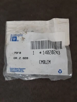 Tapa bocina emblema NOS 14020243 1977,1979,80,81 Chevrolet Corvette Foto 1 de 2