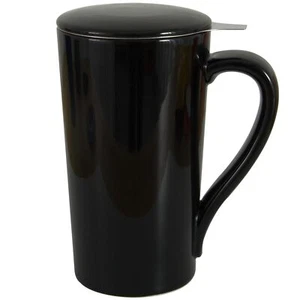 Tea Cup with Infuser and Lid 20oz Tea Infuser Mug with Lid Ceramic Loose Leaf... - Picture 1 of 6